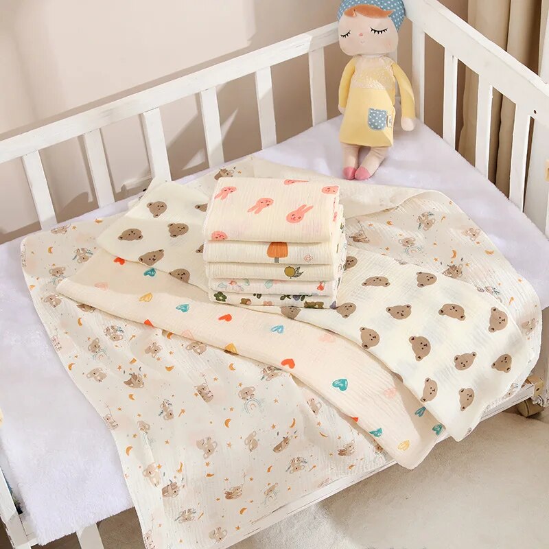 Baby Nursery Accessories - Baby Receive Blanket for Newborn Cotton