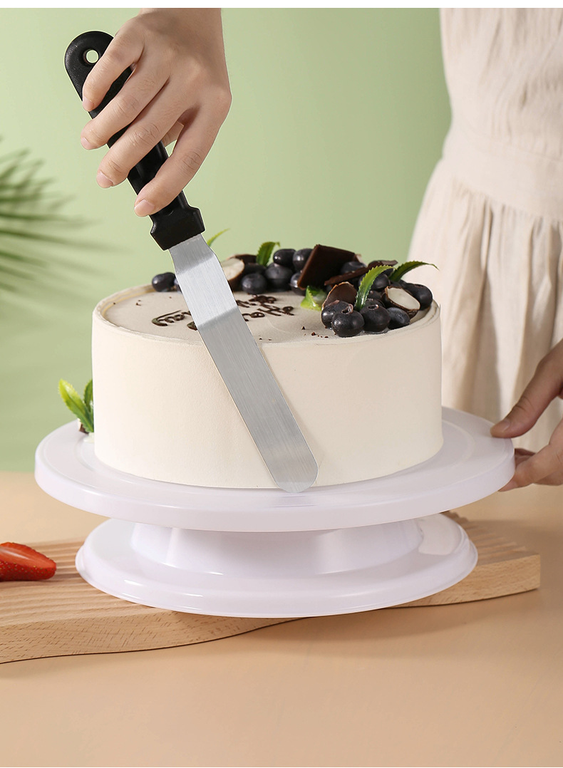 Changing Table Topper - 11inch Plastic Cake Turntable Rotating Cake