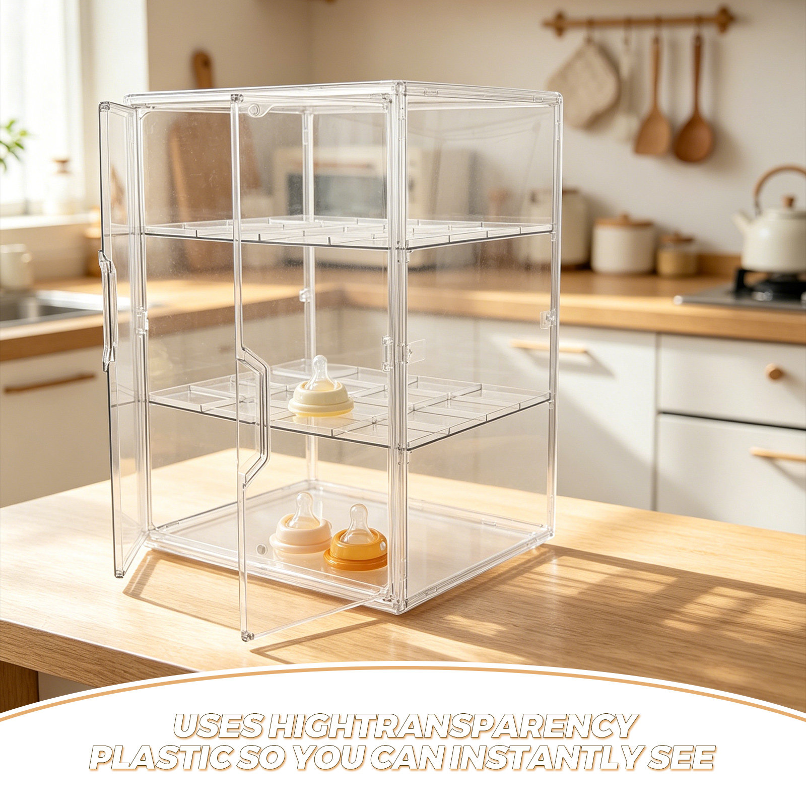 Multi-Layer Clear Baby Bottle  - огляд і ціна Baby Nursery Accessories
