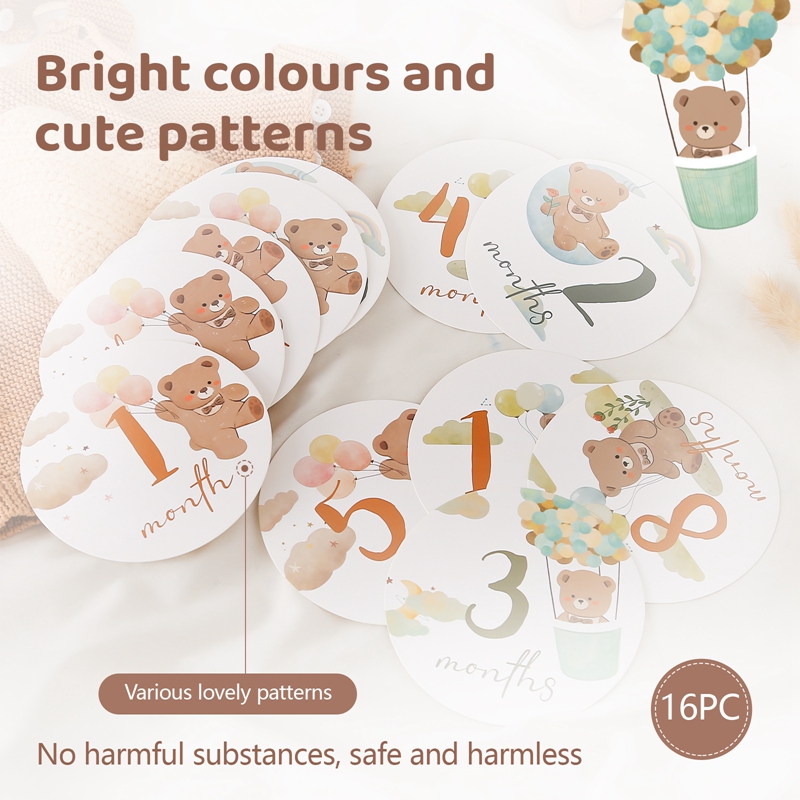Baby Paper Milestone Number Mo - огляд і ціна Milestone Card Set