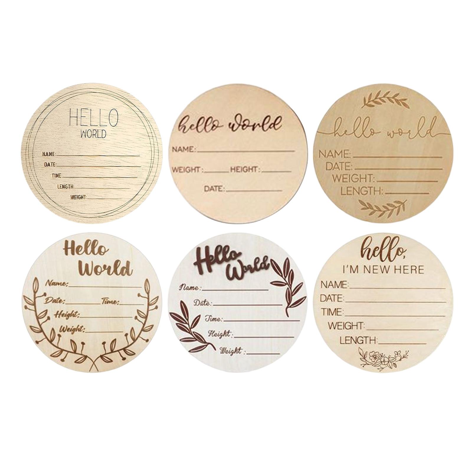 Set of 18 Wooden Baby Mileston - огляд і ціна Milestone Card Set