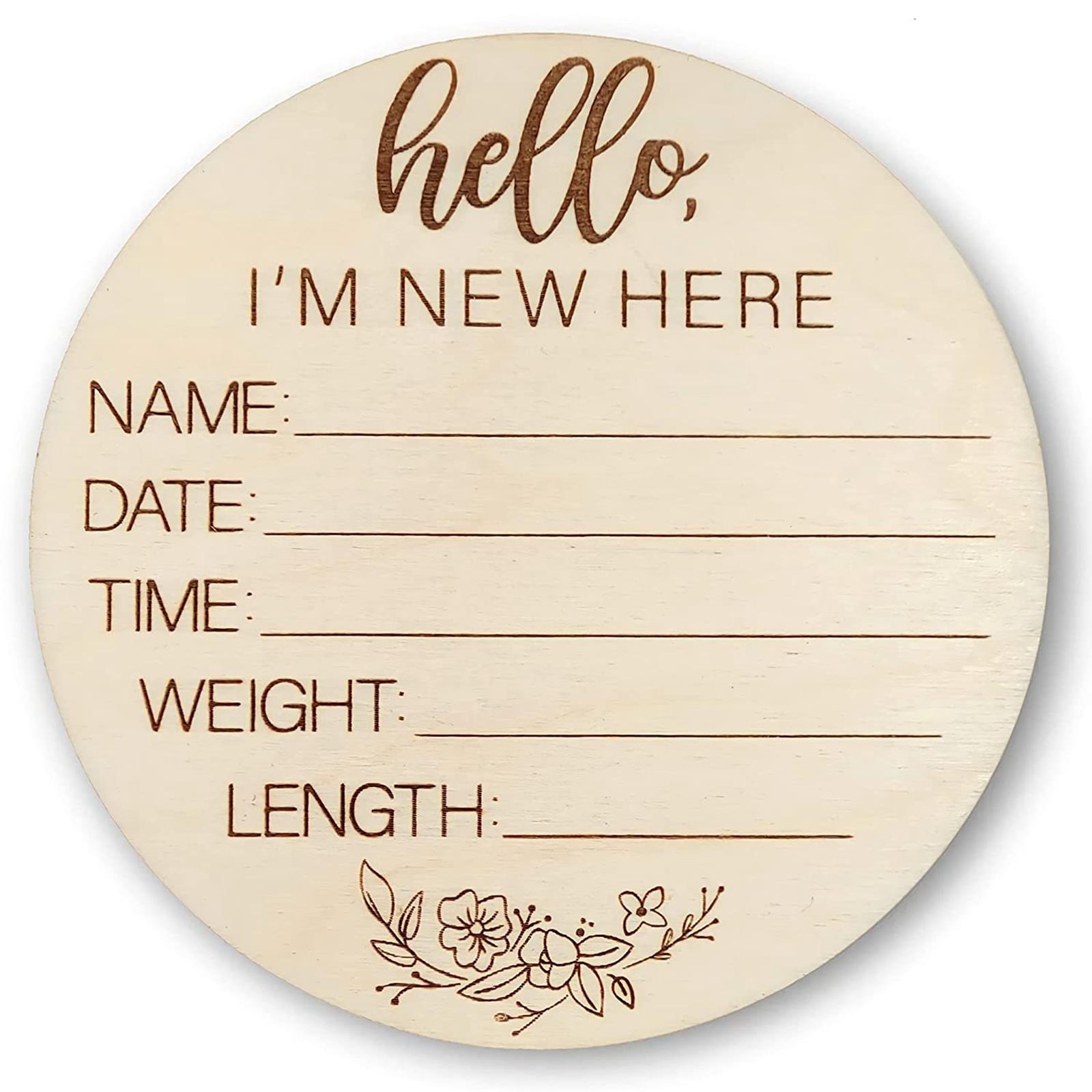 Set of 18 Wooden Baby Mileston - огляд і ціна Milestone Card Set