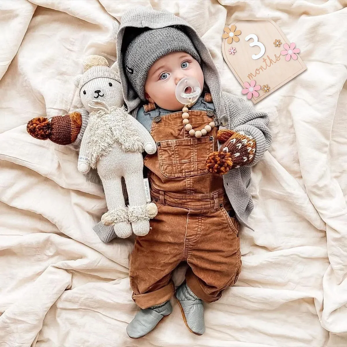 Wooden Baby Monthly Milestone  - огляд і ціна Milestone Card Set