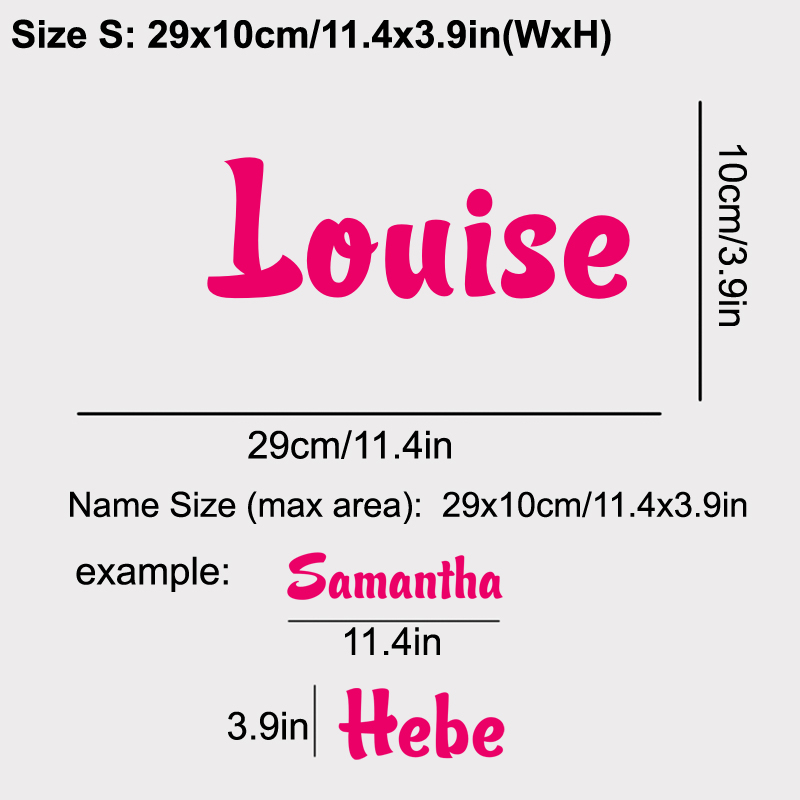 Personalized Name Vinyl Decal  - огляд і ціна Baby Nursery Labels