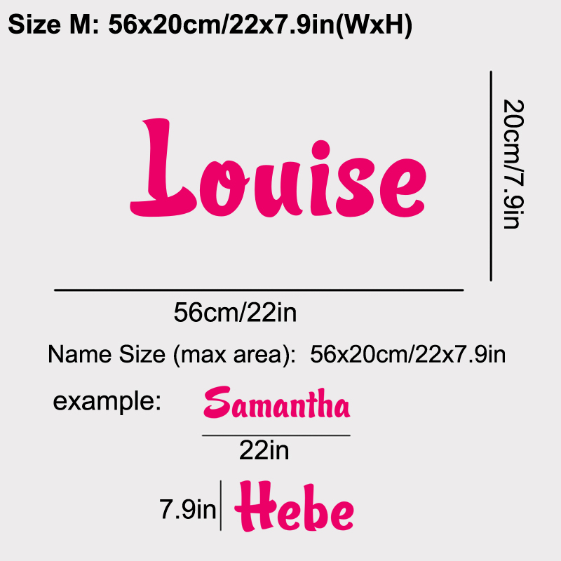 Personalized Name Vinyl Decal  - огляд і ціна Baby Nursery Labels