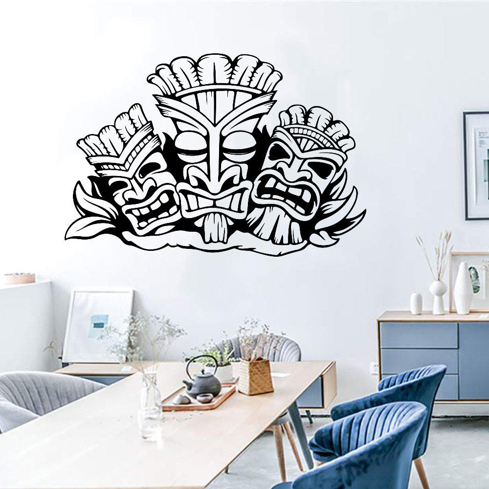 Hawaiian Totem Wall Sticker Al - огляд і ціна Baby Nursery Labels