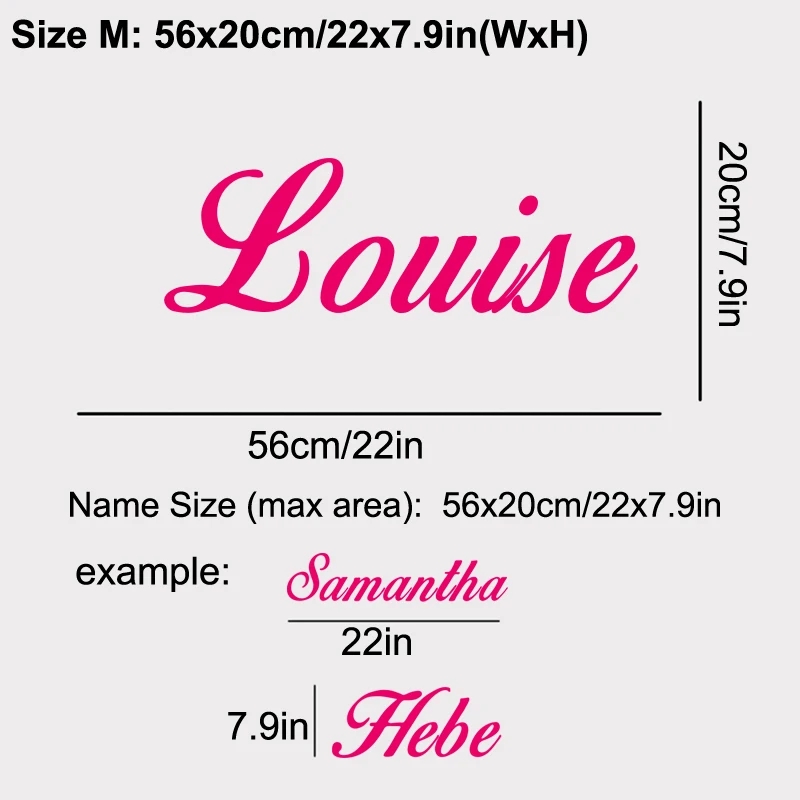 YOUR TEXT Vinyl Decal Sticker  - огляд і ціна Baby Nursery Labels