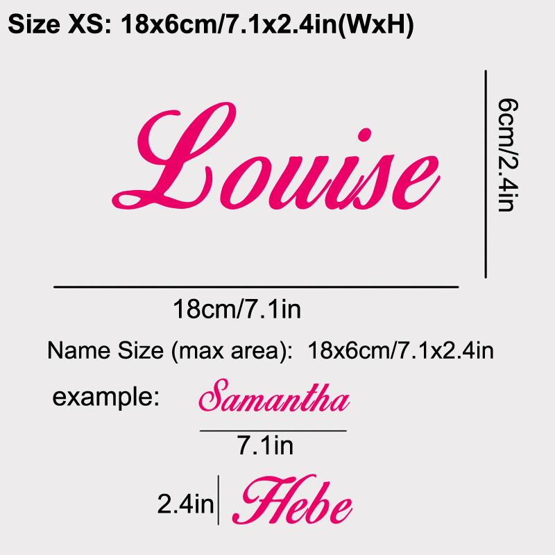 YOUR TEXT Vinyl Decal Sticker  - огляд і ціна Baby Nursery Labels