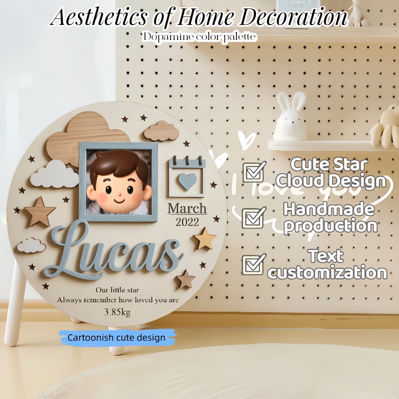Personalized Baby Photo Frame, - огляд і ціна Baby Nursery Toy