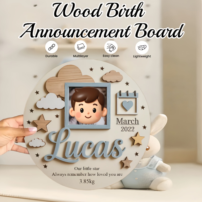 Personalized Baby Photo Frame, - огляд і ціна Baby Nursery Toy