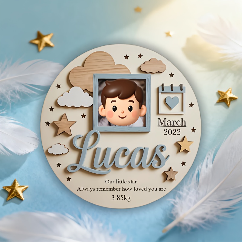Personalized Baby Photo Frame, - огляд і ціна Baby Nursery Toy