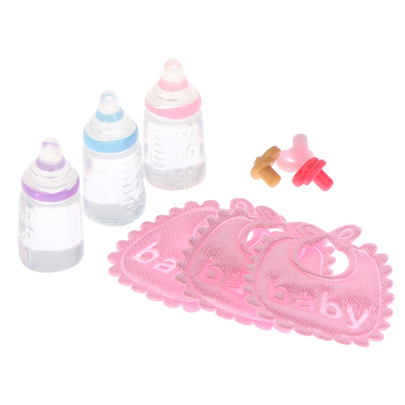 3PCS 1:12 Dolls House Miniatur - огляд і ціна Baby Nursery Toy