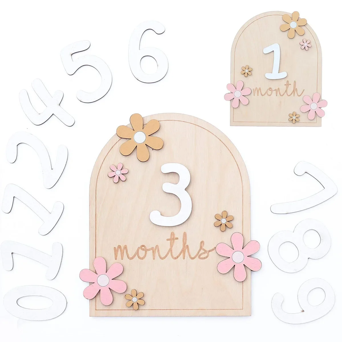Wooden Baby Monthly Milestone  - огляд і ціна Milestone Card Set