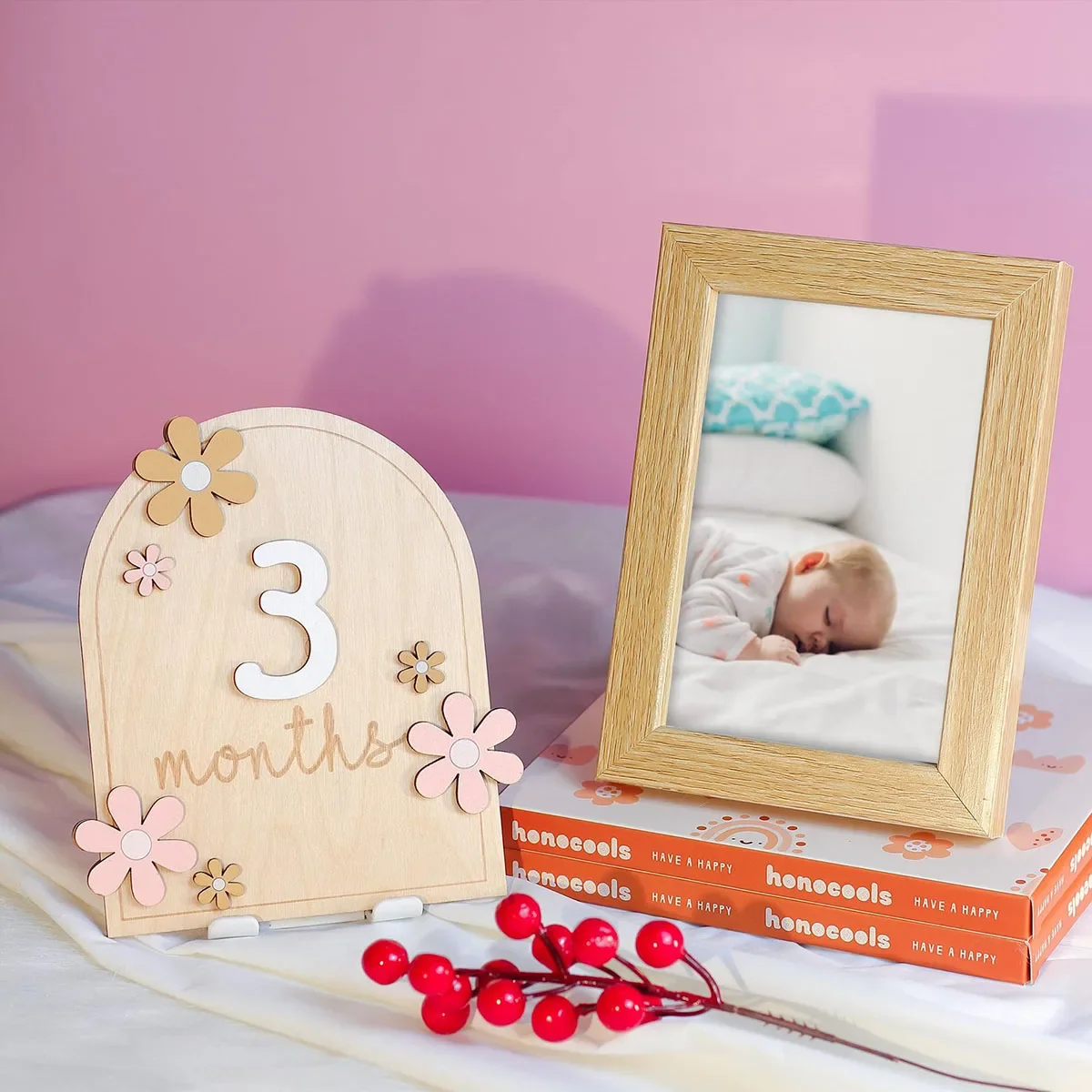 Wooden Baby Monthly Milestone  - огляд і ціна Milestone Card Set