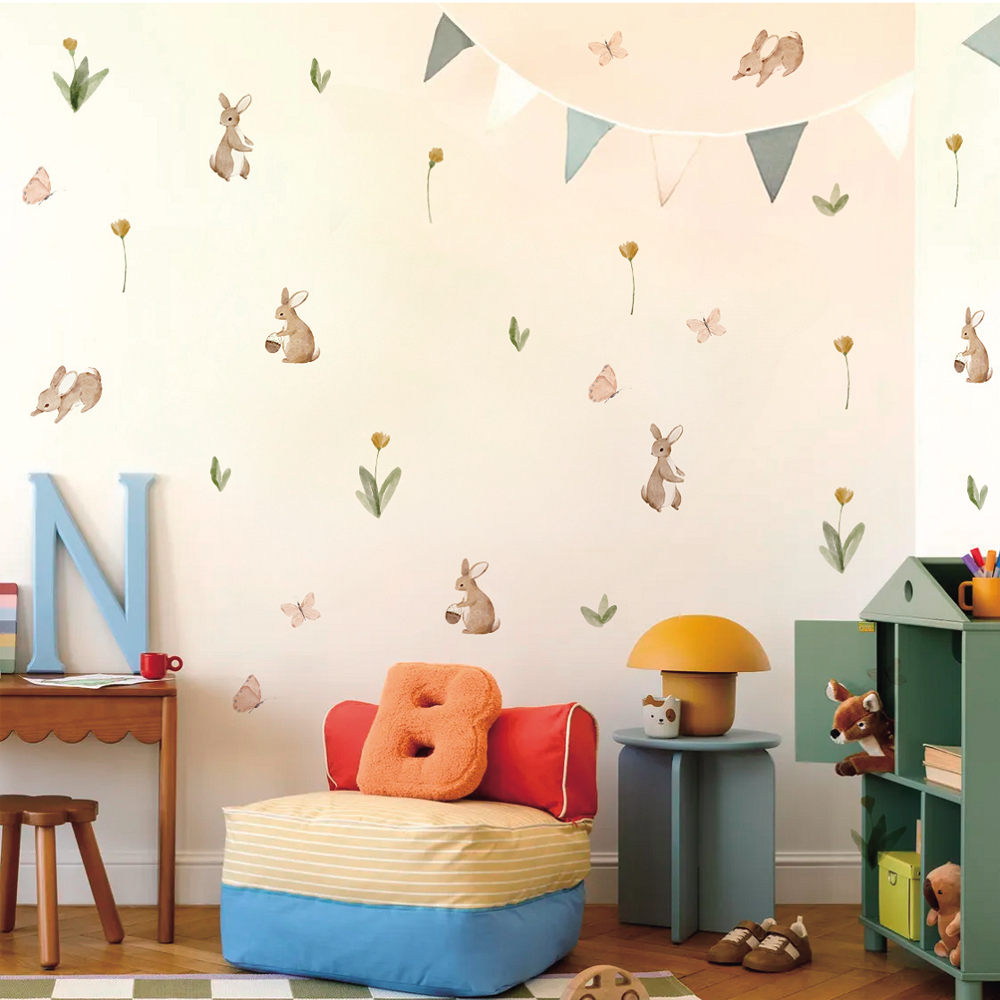 Summertime Watercolor  Cute Bu - огляд і ціна Baby Nursery Labels