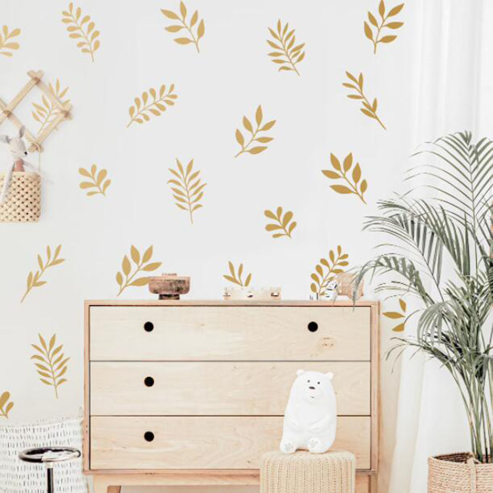 41Pcs Botanical Leaf Wall Stic - огляд і ціна Baby Nursery Labels