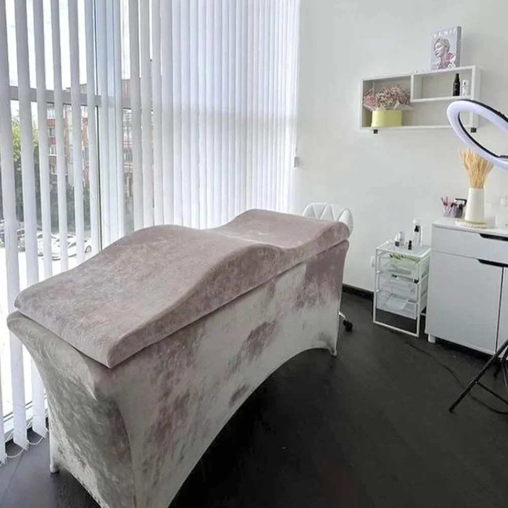 Lash Extension Bed Curved Desi - огляд і ціна Changing Table Topper