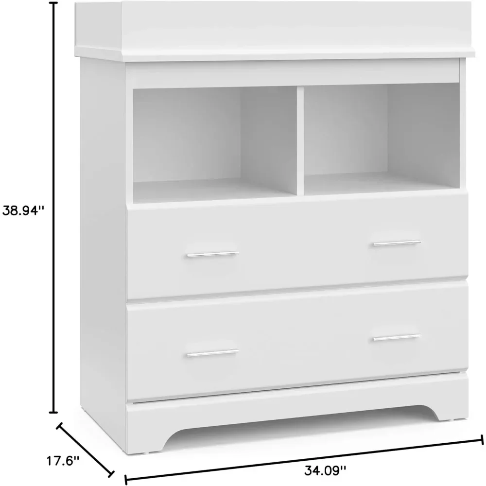 2 Drawer Changing Table Dresse - огляд і ціна Changing Table Topper