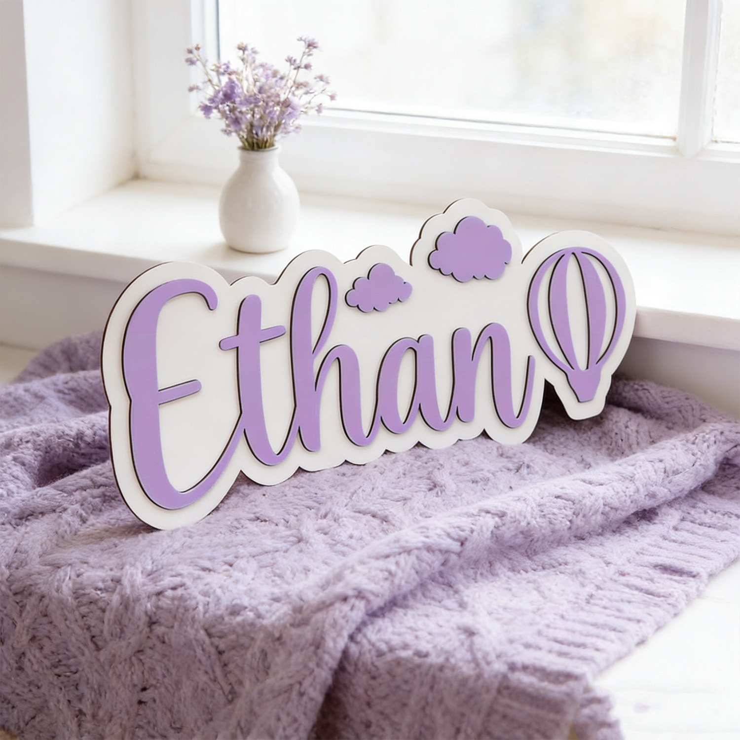 Personalized Hot Air Balloon & - огляд і ціна Baby Nursery Toy