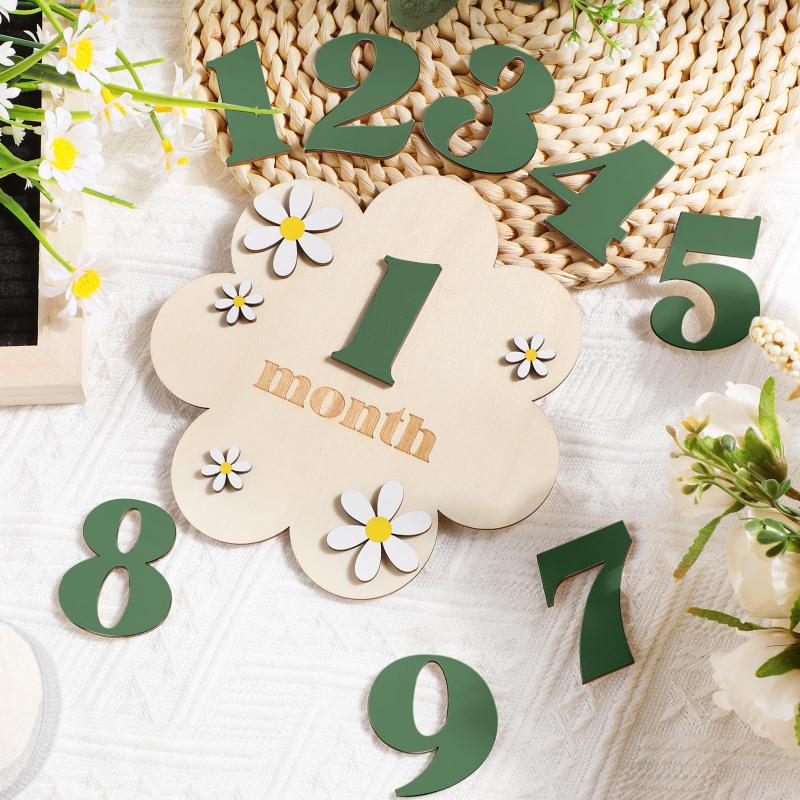 Wooden Baby Monthly Milestone  - огляд і ціна Milestone Card Set