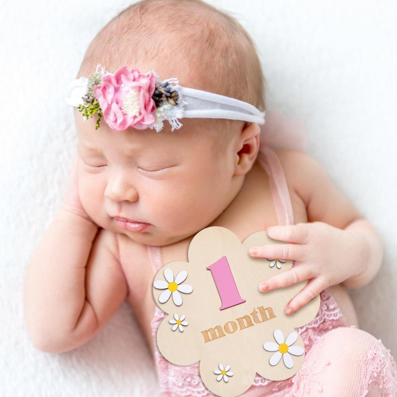 Wooden Baby Monthly Milestone  - огляд і ціна Milestone Card Set