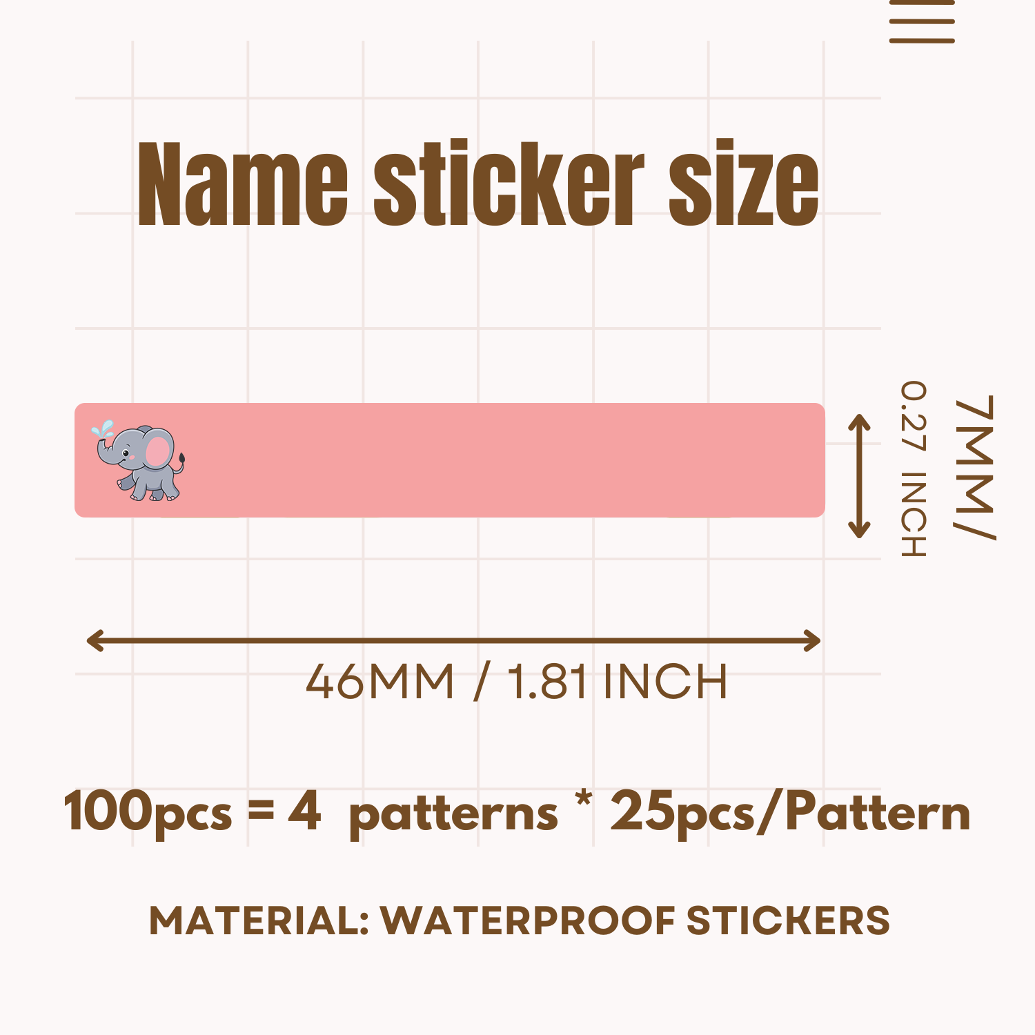 100pcs Personalized Pencil Nam - огляд і ціна Baby Nursery Labels